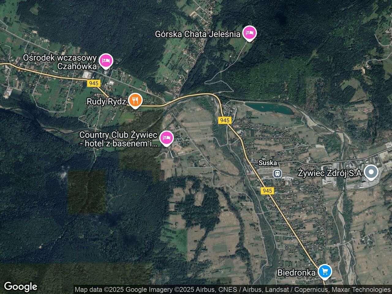 Działka leśna Sopotnia Mała Lnisko