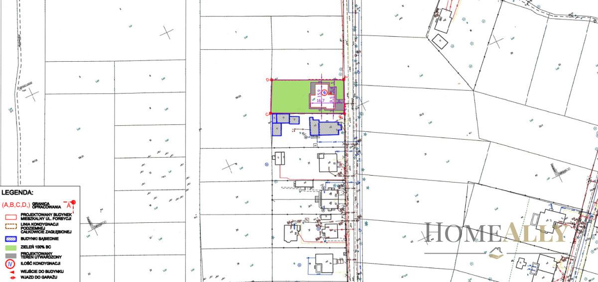 Działka budowlana Warszawa Białołęka, ul. Forsycji. Zdjęcie 4