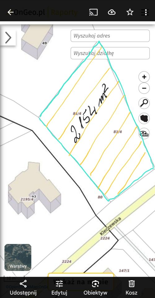 Działka budowlana Grobla