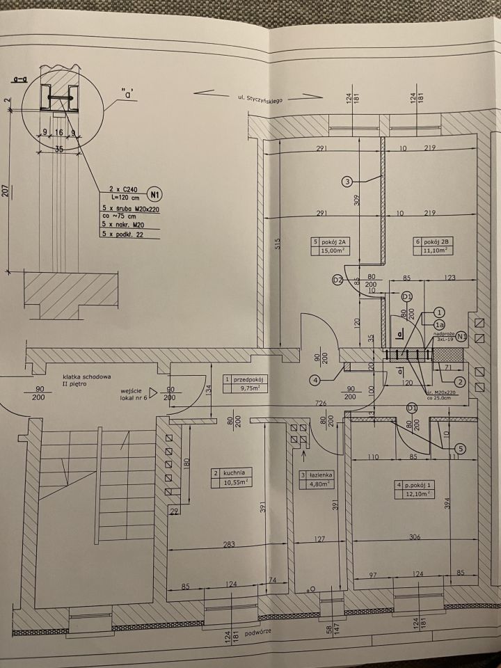 Mieszkanie 3-pokojowe Gliwice Śródmieście, ul. Wincentego Styczyńskiego. Zdjęcie 17