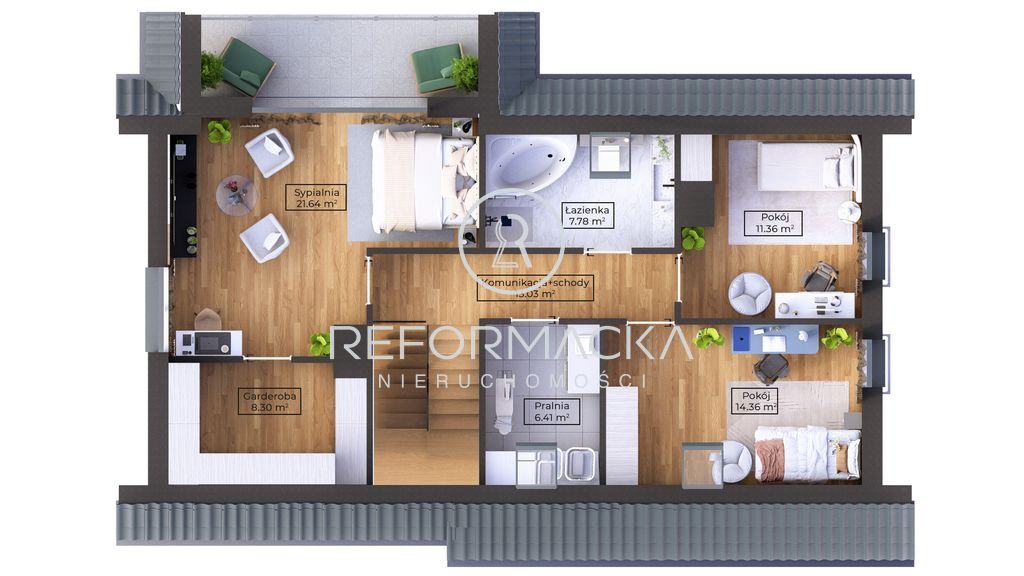 dom wolnostojący, 5 pokoi Malawa. Zdjęcie 6