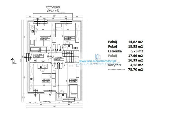 dom wolnostojący, 5 pokoi Kolonia Mrokowska, ul. Rejonowa. Zdjęcie 3