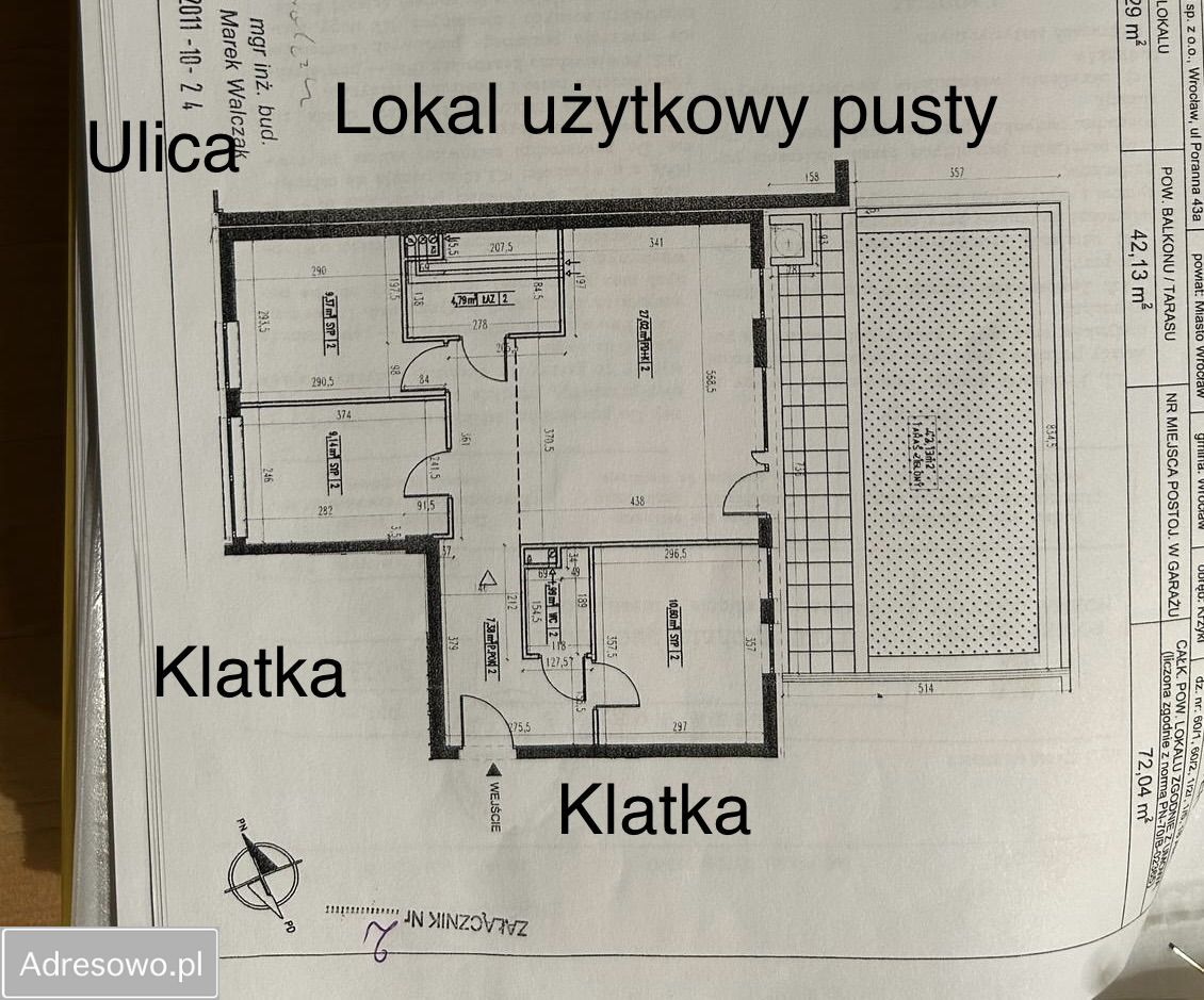 Mieszkanie 4-pokojowe Wrocław Krzyki, ul. Skarbowców. Zdjęcie 8