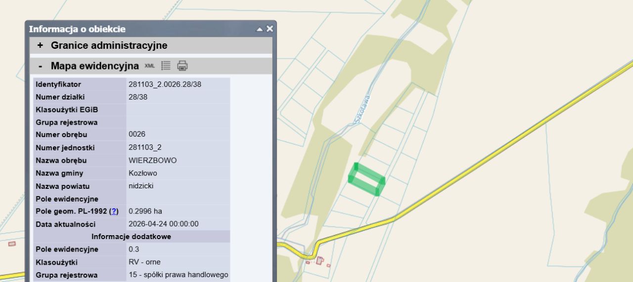 Działka rolno-budowlana Wierzbowo. Zdjęcie 3