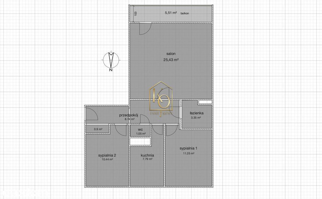 Mieszkanie 3-pokojowe Wrocław Gaj, ul. Świeradowska. Zdjęcie 19