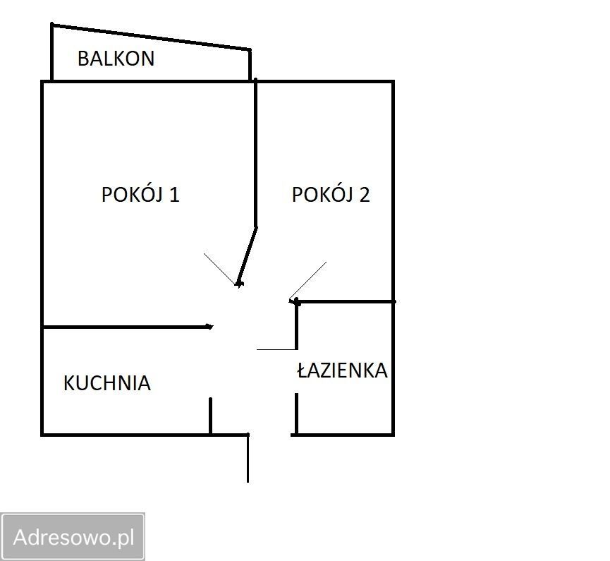 Mieszkanie 2-pokojowe Gdańsk Przymorze, ul. Chłopska. Zdjęcie 16