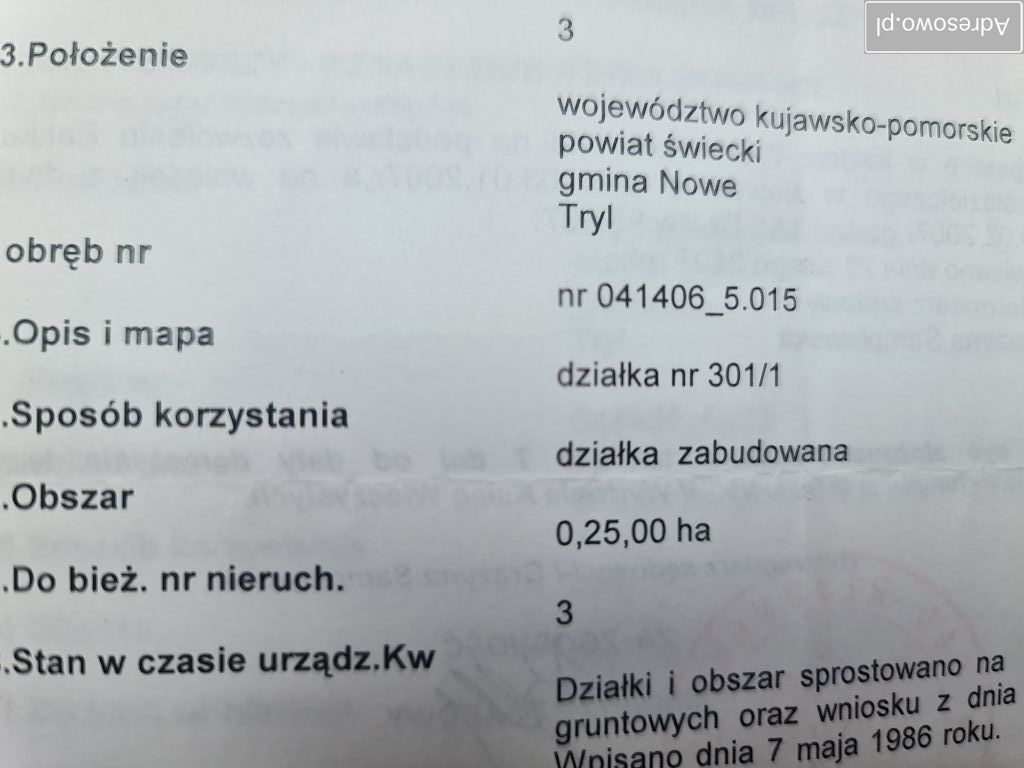 Działka budowlana Tryl. Zdjęcie 6