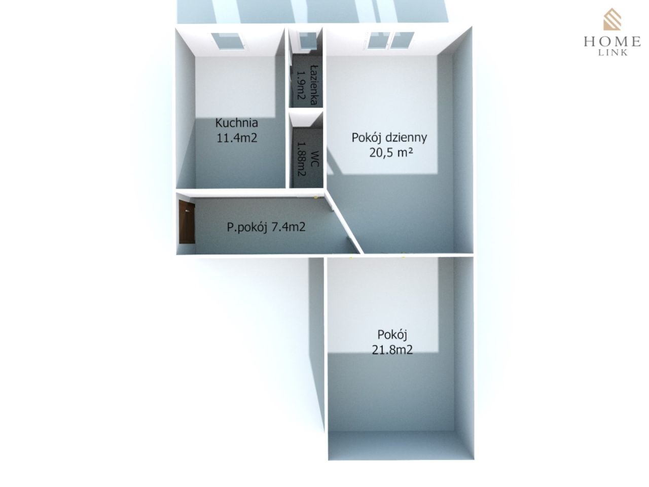 Mieszkanie 2-pokojowe Olsztyn Zatorze, ul. Jagiellońska. Zdjęcie 5