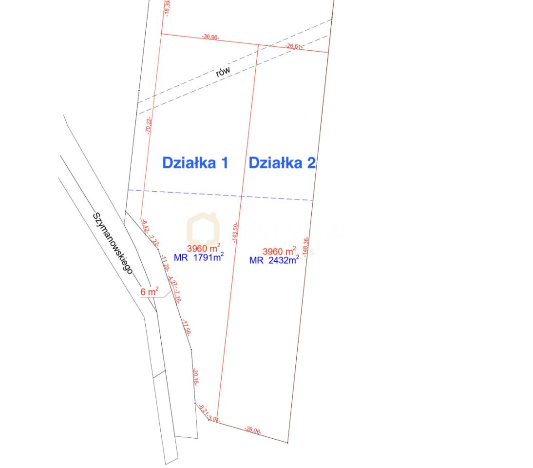 Działka budowlana Klaudyn, ul. Karola Szymanowskiego. Zdjęcie 5