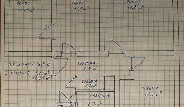 Mieszkanie 3-pokojowe Jaksice, ul. Szosa Bydgoska