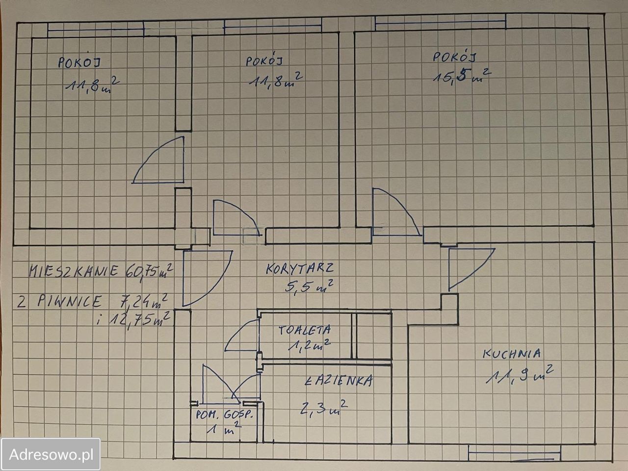 Mieszkanie 3-pokojowe Jaksice, ul. Szosa Bydgoska. Zdjęcie 20