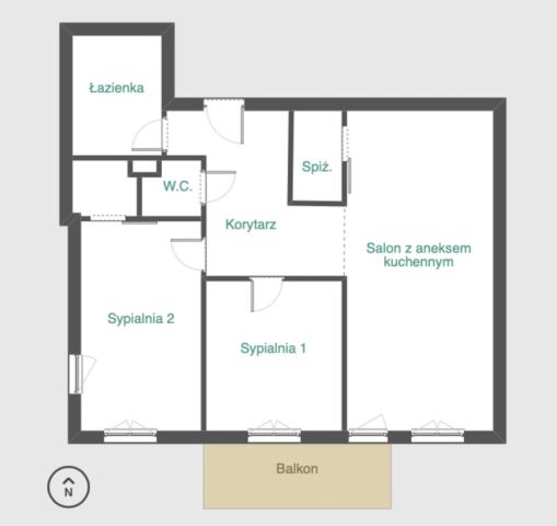 Mieszkanie 3-pokojowe Łódź Doły, ul. Młynarska. Zdjęcie 13