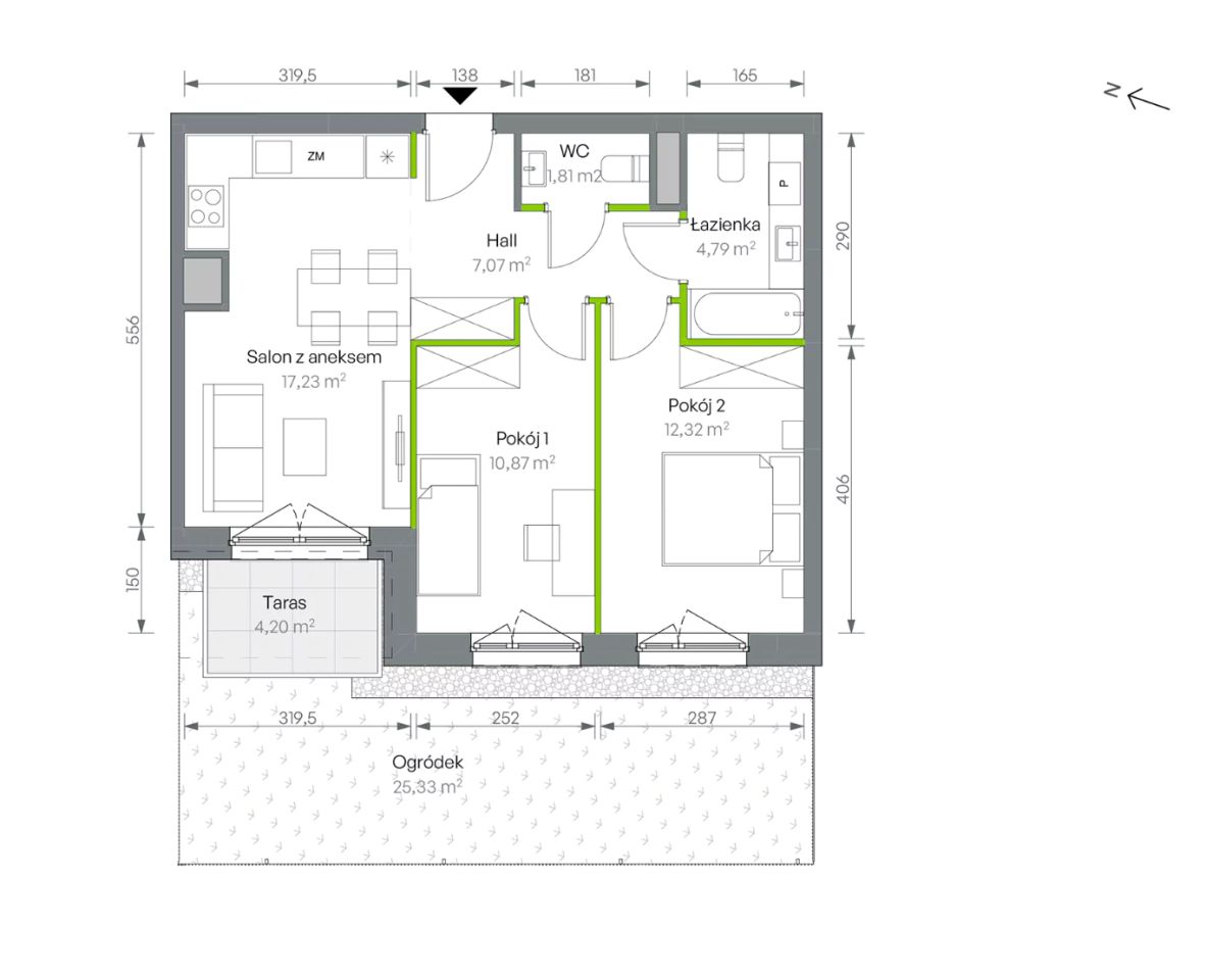 Mieszkanie 3-pokojowe Warszawa Targówek, ul. Oliwska. Zdjęcie 16