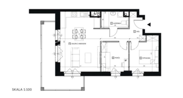 Mieszkanie 3-pokojowe Łódź Zarzew, ul. Ozorkowska. Zdjęcie 8