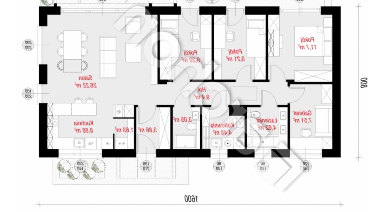 dom wolnostojący, 4 pokoje Pisary, ul. Spacerowa. Zdjęcie 4