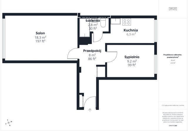 Mieszkanie 2-pokojowe Warszawa Ochota, ul. Grójecka. Zdjęcie 15