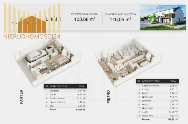 dom szeregowy, 3 pokoje Mińsk Mazowiecki, ul. gen. Władysława Andersa. Zdjęcie 21