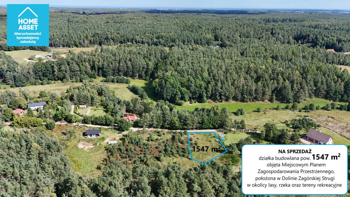 Działka budowlana Koleczkowo Koleczkowski Młyn, ul. Bitwy nad Ślężą. Zdjęcie 1