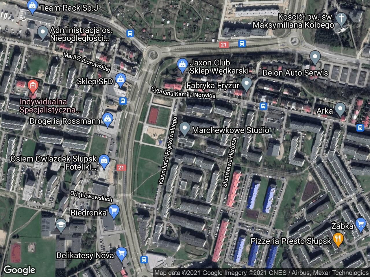 Lokal Słupsk, ul. dr. med. Kazimierza Frąckowskiego