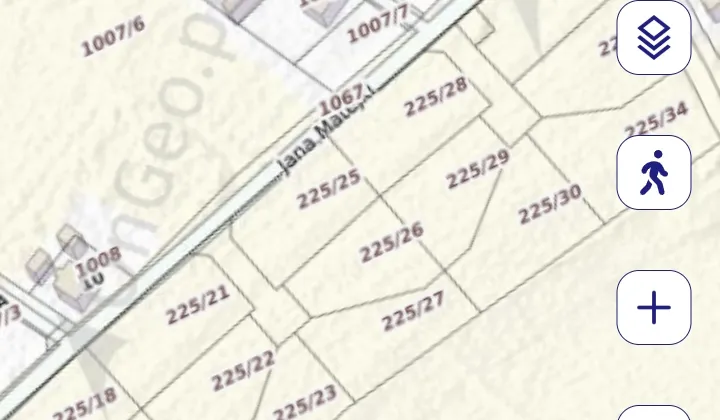 Działka budowlana Krzyż Wielkopolski Centrum, Jana Motejki