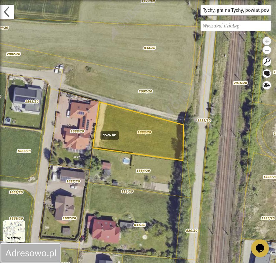 Działka budowlana Tychy Glinka. Zdjęcie 1