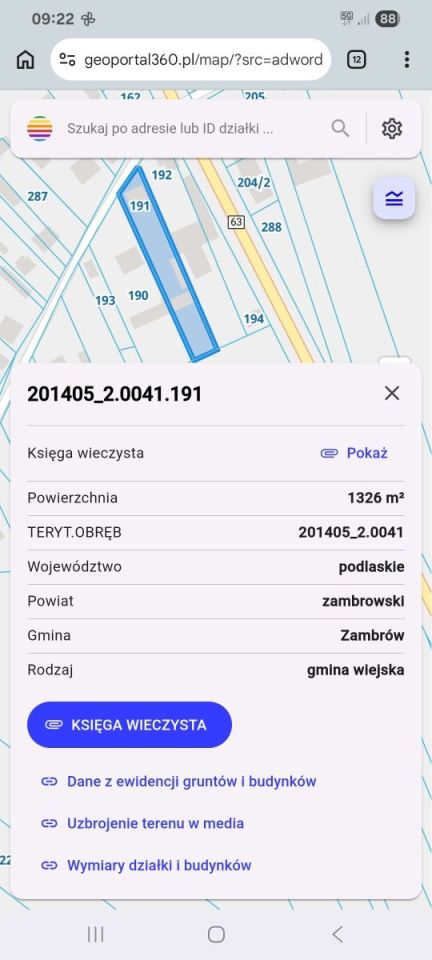 Działka siedliskowa Przeździecko-Mroczki. Zdjęcie 6