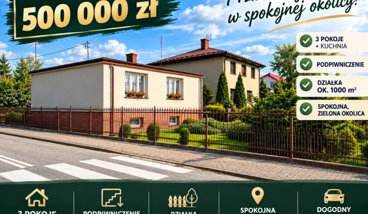 dom wolnostojący, 3 pokoje Lubień Kujawski, ul. Lipcowa