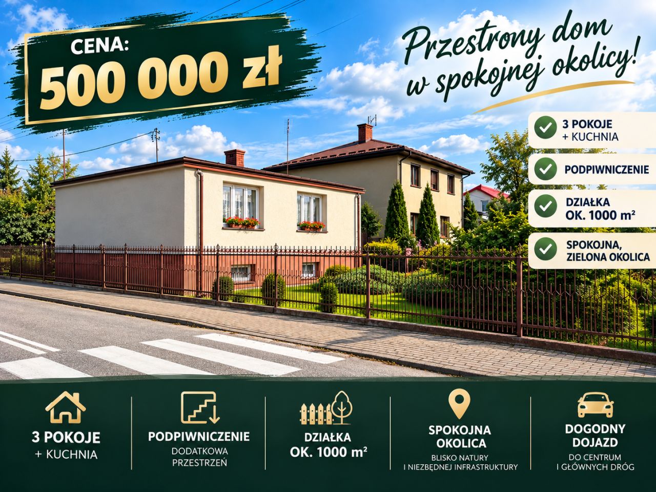 dom wolnostojący, 3 pokoje Lubień Kujawski, ul. Lipcowa. Zdjęcie 1