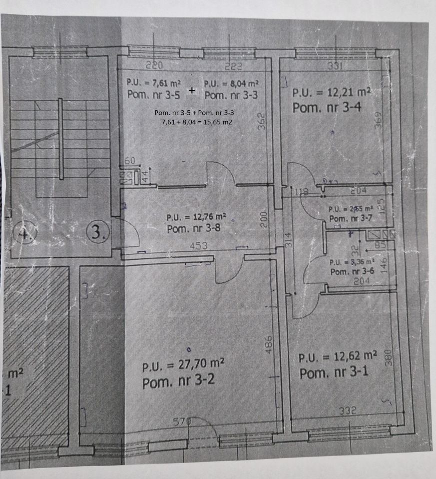 Mieszkanie 3-pokojowe Dęblin Stawy, os. Osiedle Stawy. Zdjęcie 12