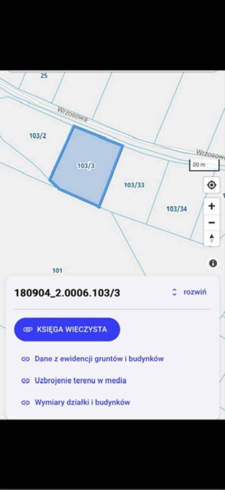 Działka budowlana Dąbków, ul. Wrzosowa. Zdjęcie 2