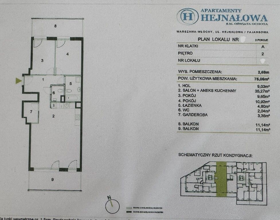 Mieszkanie 3-pokojowe Warszawa Włochy, ul. Hejnałowa. Zdjęcie 20