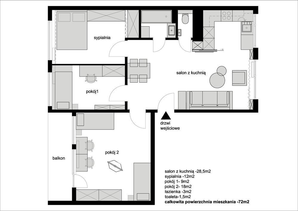 Mieszkanie 4-pokojowe Oleśnica. Zdjęcie 8