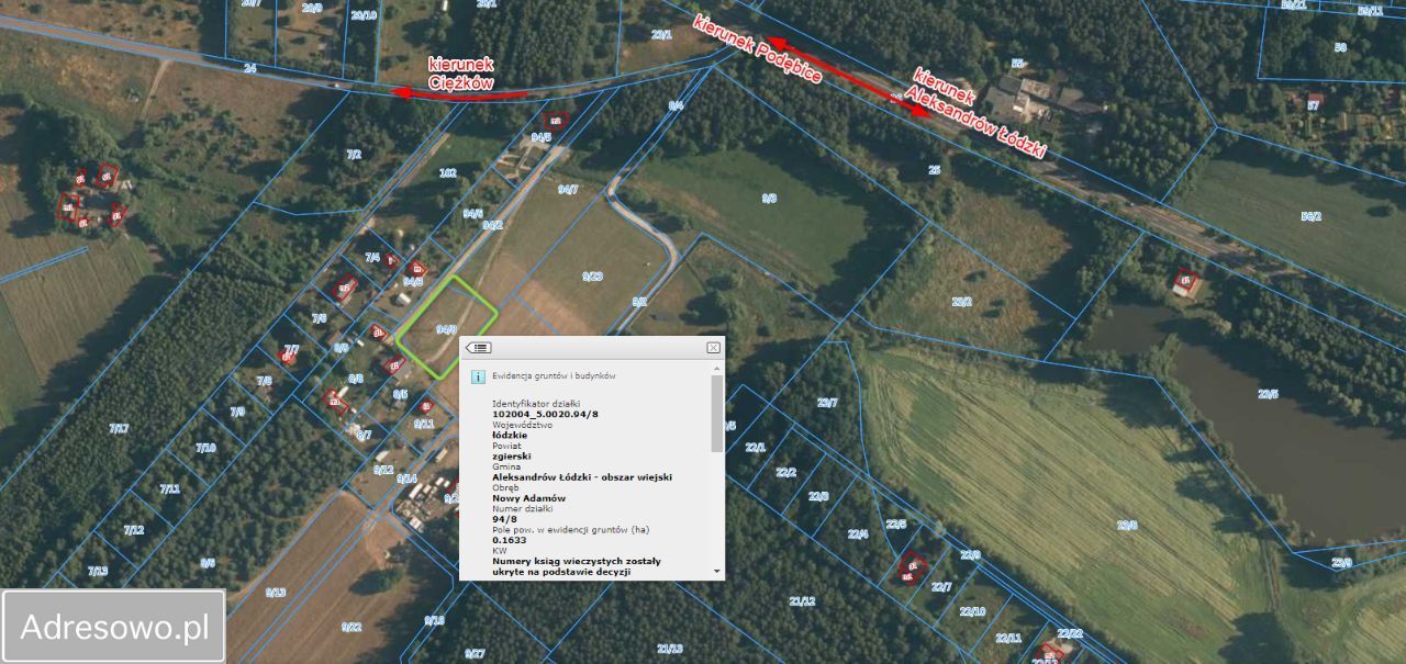 Działka budowlana Nowy Adamów. Zdjęcie 7