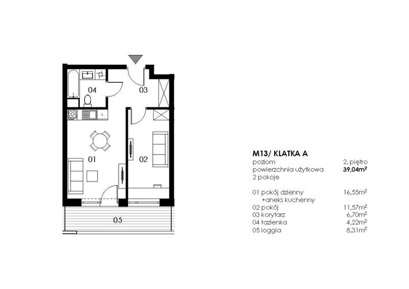 Mieszkanie 2-pokojowe Koszalin, ul. Wenedów. Zdjęcie 7