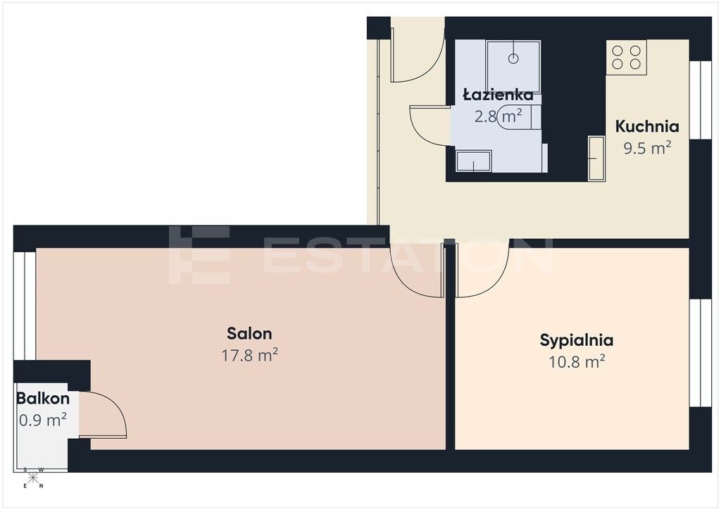 Mieszkanie 2-pokojowe Rzeszów, ul. Rycerska. Zdjęcie 7