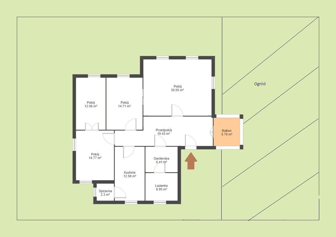 Mieszkanie 4-pokojowe Chojnów, ul. Jarosława Dąbrowskiego. Zdjęcie 15