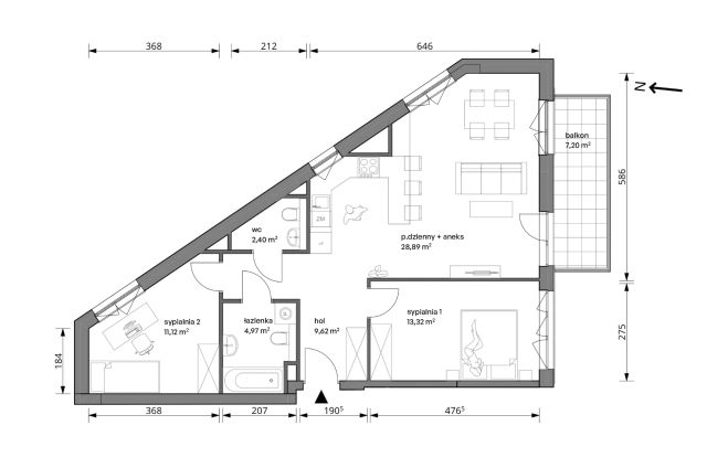 Mieszkanie 3-pokojowe Warszawa Włochy, ul. Trzcinowa. Zdjęcie 7