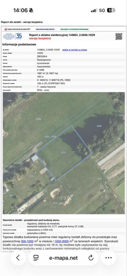 Działka budowlana Zboiska. Zdjęcie 3