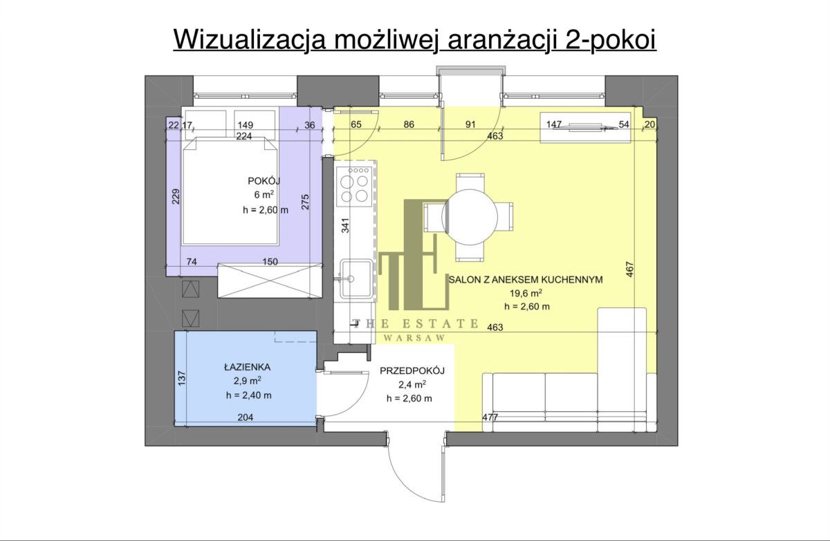Mieszkanie 1-pokojowe Warszawa Mokotów, ul. Barcelońska. Zdjęcie 11