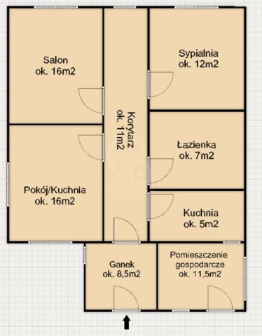 dom wolnostojący, 5 pokoi Radwanice, ul. Starowiejska. Zdjęcie 11