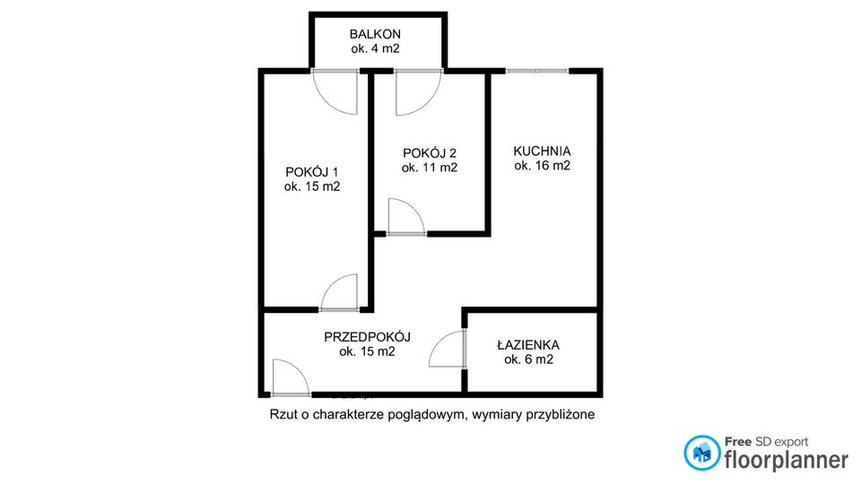 Mieszkanie 2-pokojowe Augustów Wypusty, ul. Ruciana. Zdjęcie 2