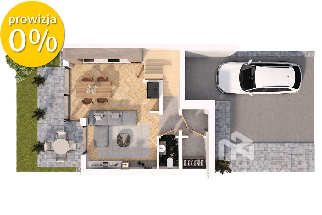 dom szeregowy, 4 pokoje Rzeszów Słocina, ul. św. Marcina. Zdjęcie 9