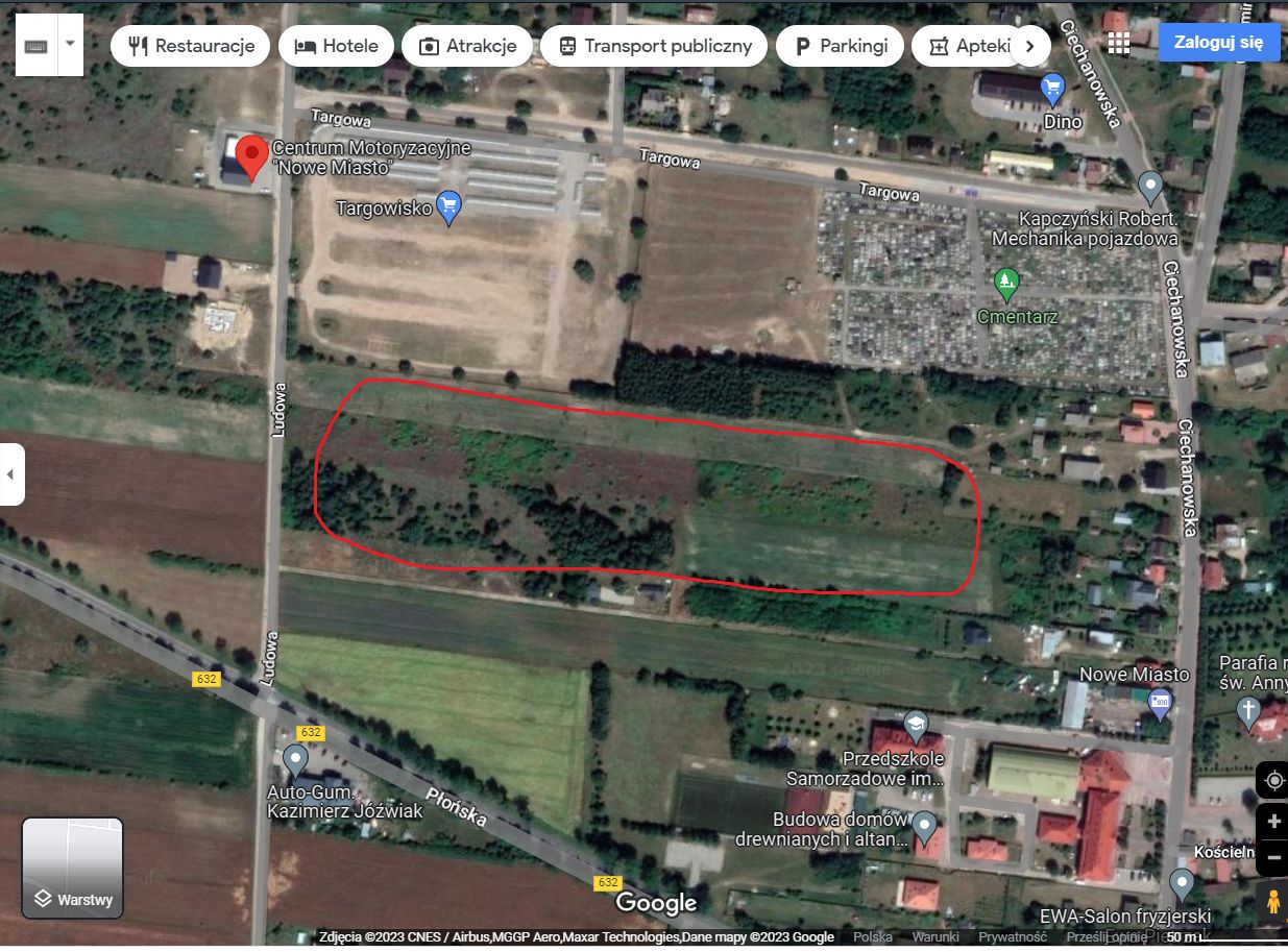 Działka budowlana Nowe Miasto, ul. Ludowa. Zdjęcie 2