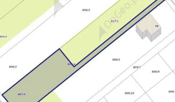 Działka budowlana Rzeszów, ul. Zofii Wallis