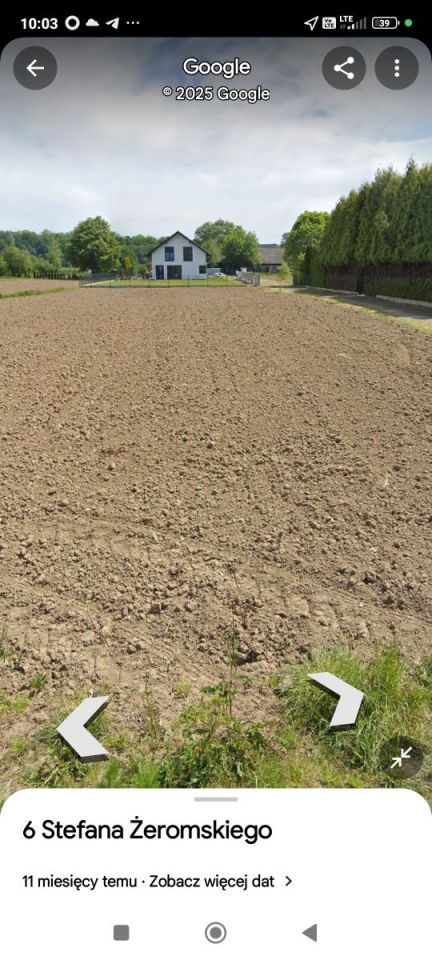 Działka budowlana Nowa Wieś, ul. Stefana Żeromskiego