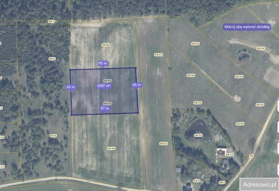 Działka rolna Graniczna Wieś, ul. Jarzębinowa. Zdjęcie 5