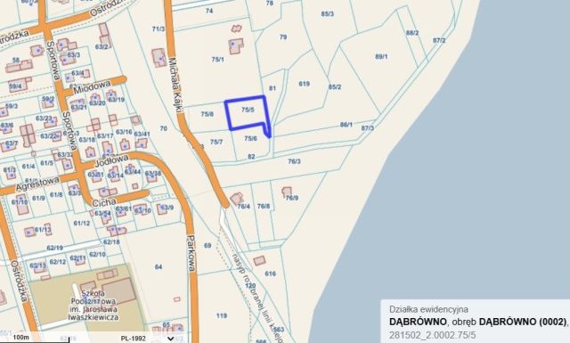 Działka budowlana Dąbrówno, ul. Michała Kajki. Zdjęcie 4