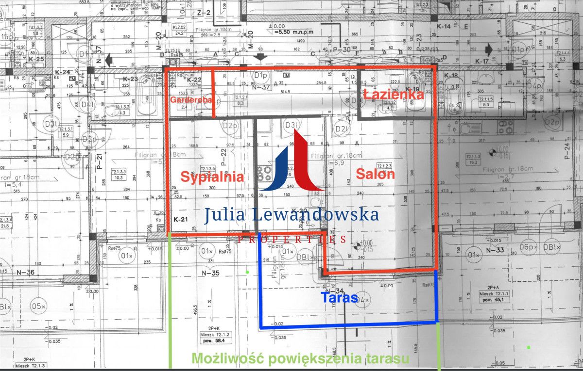Mieszkanie 2-pokojowe Gdańsk Brzeźno, ul. Czarny Dwór. Zdjęcie 40
