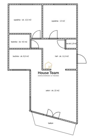 Mieszkanie 3-pokojowe Bydgoszcz Wyżyny, ul. Magnuszewska. Zdjęcie 21