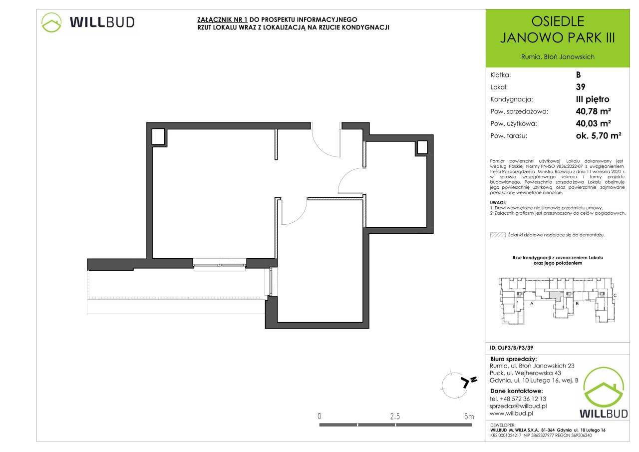 Mieszkanie 2-pokojowe Rumia Janowo, ul. Błoń Janowskich. Zdjęcie 10